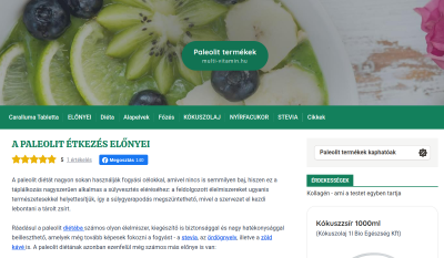 A paleolit diétáról