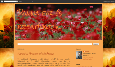 Panna főz és kreatívkodik