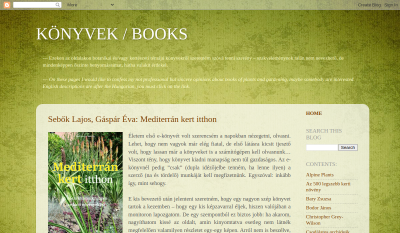 Botanikai, Kertészeti Könyvek