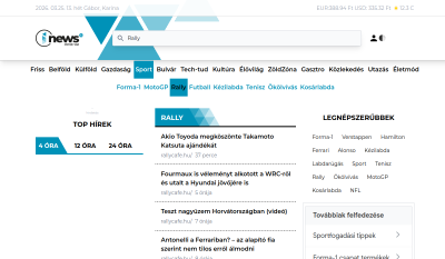 iNews Rally Hírek