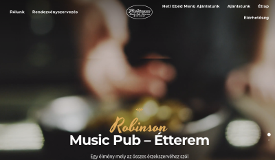Zalaegerszeg - Robinson Music Pub, Étterem