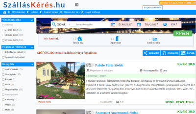 Szálláskérés.hu - Siófok