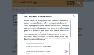 Szűcs Attila Blogja