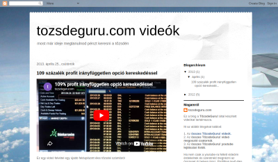 tozsdeguru.com videók