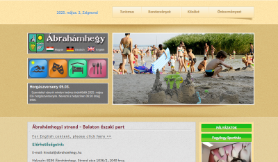 Ábrahámhegy Strand