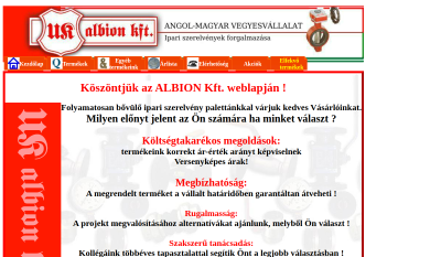 Albion Kft Pillangószelepek Nagykereskedelme