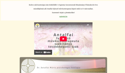 Dr. Antalfai Márta pszichológus