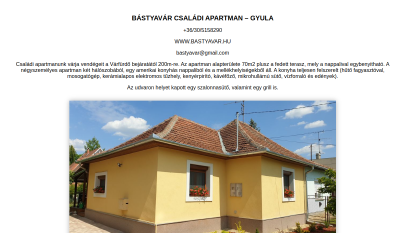 Gyula - BástyaVár Apartman