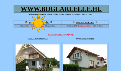 Balatonboglár, Balatonlelle - Kiadó Apartmanok