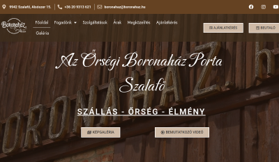 Őrség - Boronaház Fogadó