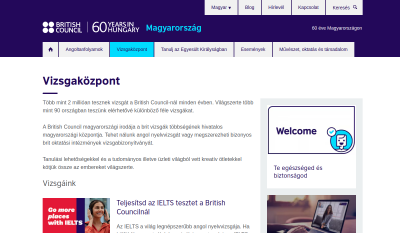 British Council angol nyelvvizsgaközpont