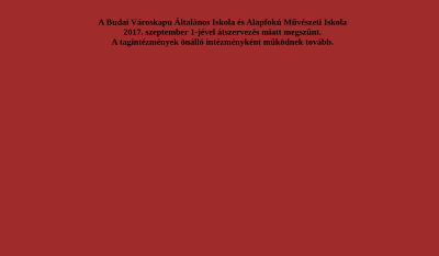 Budai-Városkapu Óvoda, Általános Iskola, Szakiskola