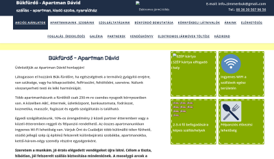 Bükfürdő - Dávid Apartman