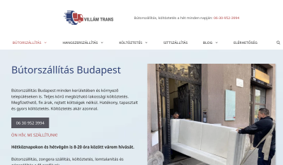 Villám Trans - Bútorszállítás, Költöztetés