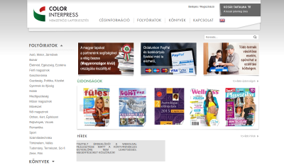 COLOR Interpress Kft. - nemzetközi lapterjesztés 