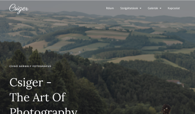 Csigó Gergely Fotográfus