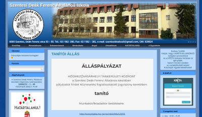 Szentes - Deák Ferenc Általános Iskola és Damjanich János Tagiskola