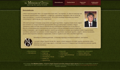 Veszprém - Dr. Mészáros Gyula Egyéni Ügyvéd, Ingatlan Közvetítő