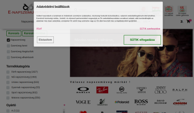 E-Napszemüveg Webáruház