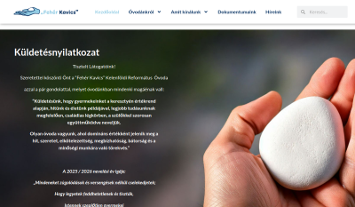 Fehér Kavics Kelenföldi Református Óvoda