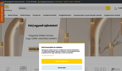 Fénymánia Lámpaüzlet