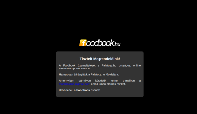 Foodbook - Online étel rendelés