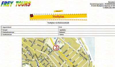 Stadtplan - Balatonalmádi Térkép