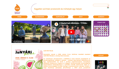 FÜGE - Független színházi produkciók és műhelyek egy helyen
