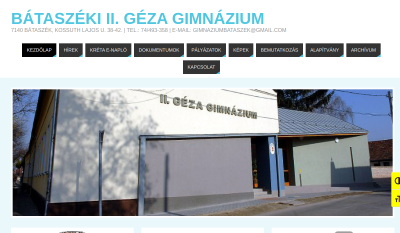Bátaszék - II. Géza Gimnázium