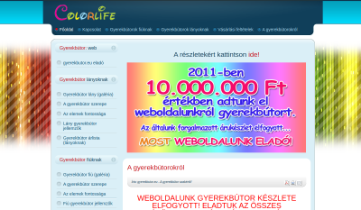Colorlife Gyerekbútor