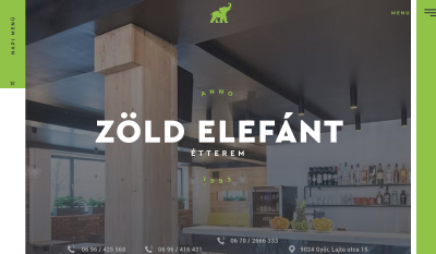 Zöld Elefánt Vendéglő