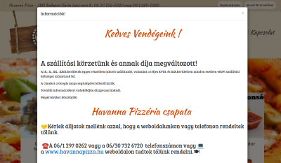 Havanna Pizzéria és Cukrászda