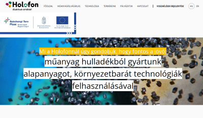 Holofon Zrt. - Műanyag Újrahasznosítás