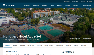 Hajdúszoboszló - Hunguest Hotel Aqua-Sol