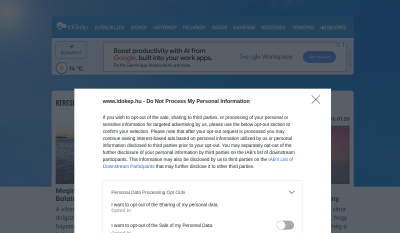 Időkép - Balaton Időjárása