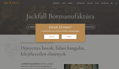 Villány - Jackfall Bormanufaktúra