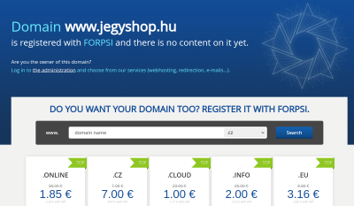 Jegyshop