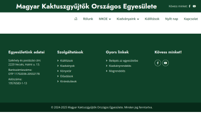 Magyar Kaktuszgyűjtők Országos Egyesülete