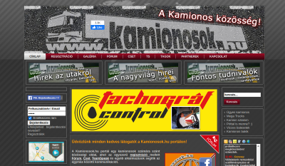 Kamionosok Közösségi Oldala