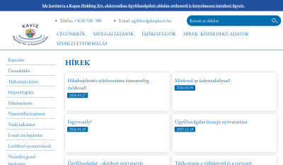 KAVÍZ Kaposvári Víz- és Csatornamű Kft.