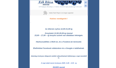 Kék Rózsa Étterem és Söröző
