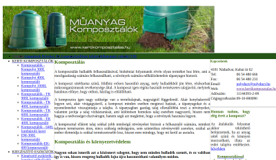 Nádudvar - Műanyag Komposztálók