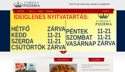 Corona Pizzéria