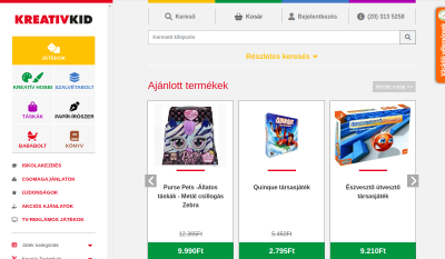 KreativKid - Kreatív Gyerekjátékok Áruháza