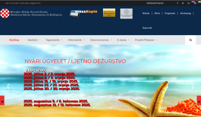 Miroslav Krleža Horvát Óvoda, Általános Iskola, Gimnázium és Diákotthon