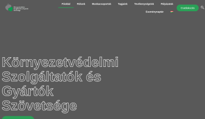 Környezetvédelmi Szolgáltatók és Gyártók Szövetsége