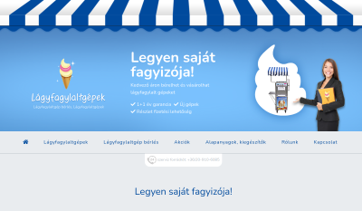 Lágyfagylaltgép bérlés