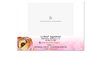 Siófok - La Rosa Fagylaltozó
