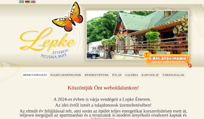 Tihany - Lepke Étterem, Pizzéria, Büfé