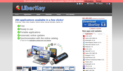 LiberKey - Telepítés Nélkül Futtatható Program Pack